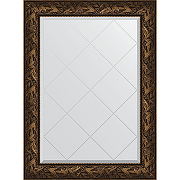 Зеркало Evoform Exclusive-G 106х79 BY 4201 с гравировкой в багетной раме - Византия бронза 99 мм