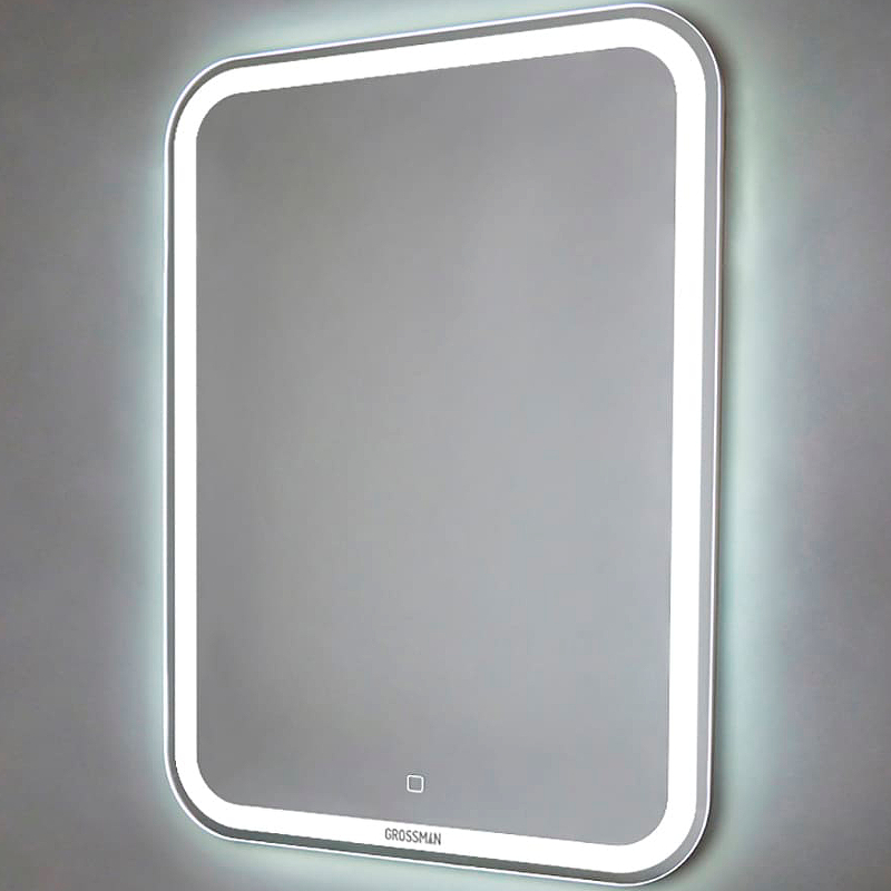 цена Зеркало Grossman Elegans 55 555800 с подсветкой с сенсорным выключателем