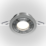 Встраиваемый светильник Maytoni Downlight Atom DL023-2-01S Серебро-4