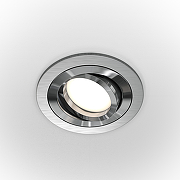 Встраиваемый светильник Maytoni Downlight Atom DL023-2-01S Серебро-5