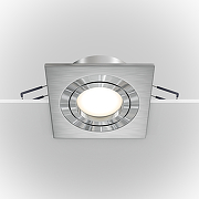 Встраиваемый светильник Maytoni Downlight Atom DL024-2-01S Серебро-4