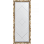 Зеркало Evoform Exclusive-G 153х63 BY 4134 с гравировкой в багетной раме - Прованс с плетением 70 мм