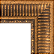 Зеркало Evoform Exclusive-G 132х77 BY 4240 с гравировкой в багетной раме - Бронзовый акведук 93 мм-2
