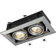 Встраиваемый светильник Maytoni Downlight Metal Modern DL008-2-02-S Серебро-1