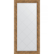 Зеркало Evoform Exclusive-G 157х75 BY 4273 с гравировкой в багетной раме - Виньетка античная бронза 85 мм