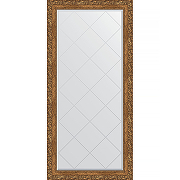 Зеркало Evoform Exclusive-G 157х75 BY 4271 с гравировкой в багетной раме - Виньетка бронзовая 85 мм