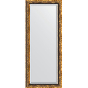 Зеркало Evoform Exclusive Floor 204х84 BY 6131 с фацетом в багетной раме - Вензель бронзовый 101 мм