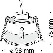 Встраиваемый светильник Maytoni Downlight Yin DL030-2-01B Черный-6