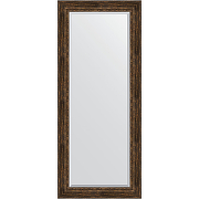 Зеркало Evoform Exclusive Floor 207х87 BY 6140 с фацетом в багетной раме - Состаренное дерево с орнаментом 120 мм