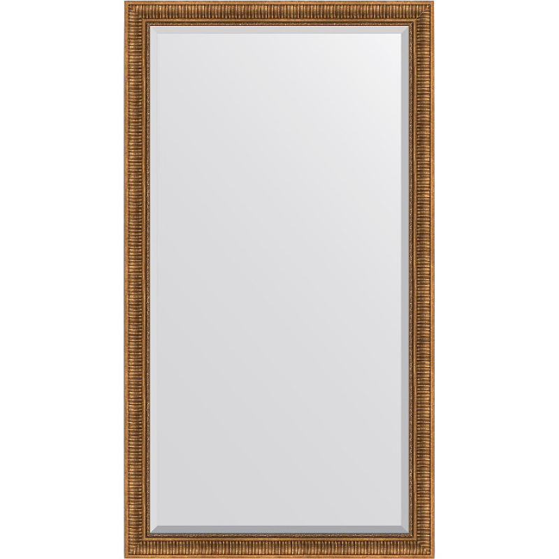Зеркало Evoform Exclusive Floor 202х112 BY 6162 с фацетом в багетной раме - Бронзовый акведук 93 мм зеркало с гравировкой в багетной раме бронзовый акведук 93 мм 97x122 см