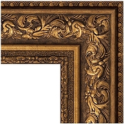 Зеркало Evoform Exclusive Floor 205х115 BY 6177 с фацетом в багетной раме - Виньетка состаренная бронза 109 мм-1