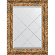 Зеркало Evoform Exclusive-G 72х55 BY 4015 с гравировкой в багетной раме - Виньетка античная бронза 85 мм