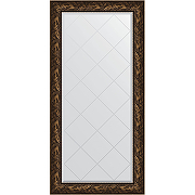 Зеркало Evoform Exclusive-G 161х79 BY 4287 с гравировкой в багетной раме - Византия бронза 99 мм