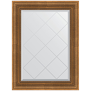 Зеркало Evoform Exclusive-G 90х67 BY 4111 с гравировкой в багетной раме - Бронзовый акведук 93 мм