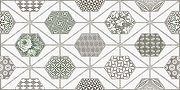 Керамический декор Azori Devore Light Geometria 587192002 31,5х63 см