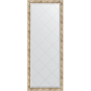 Зеркало Evoform Exclusive-G Floor 198х78 BY 6304 с гравировкой в багетной раме - Прованс с плетением 70 мм