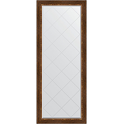 Зеркало Evoform Exclusive-G Floor 201х81 BY 6319 с гравировкой в багетной раме - Римская бронза 88 мм