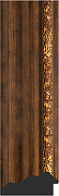 Зеркало Evoform Exclusive-G Floor 201х81 BY 6319 с гравировкой в багетной раме - Римская бронза 88 мм-2