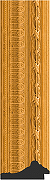 Зеркало Evoform Exclusive-G Floor 199х110 BY 6349 с гравировкой в багетной раме - Сусальное золото 80 мм-2