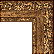 Зеркало Evoform Exclusive-G Floor 200х110 BY 6352 с гравировкой в багетной раме - Виньетка бронзовая 85 мм-1
