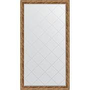 Зеркало Evoform Exclusive-G Floor 200х110 BY 6354 с гравировкой в багетной раме - Виньетка античная бронза 85 мм