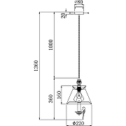Подвесной светильник Maytoni Elegant Bird ARM013-PL-01-W Льняной Белый антик-7
