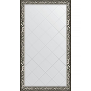 Зеркало Evoform Exclusive-G Floor 203х114 BY 6365 с гравировкой в багетной раме - Византия серебро 99 мм