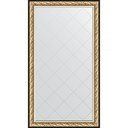 Зеркало Evoform Exclusive-G Floor 205х115 BY 6373 с гравировкой в багетной раме - Барокко золото 106 мм