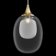 Подвесной светильник Maytoni Modern Aura MOD016PL-01BS Прозрачный Латунь-4