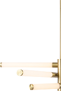 Подвесной светильник Maytoni Modern Axis MOD106PL-L28G3K Белый Золото-1