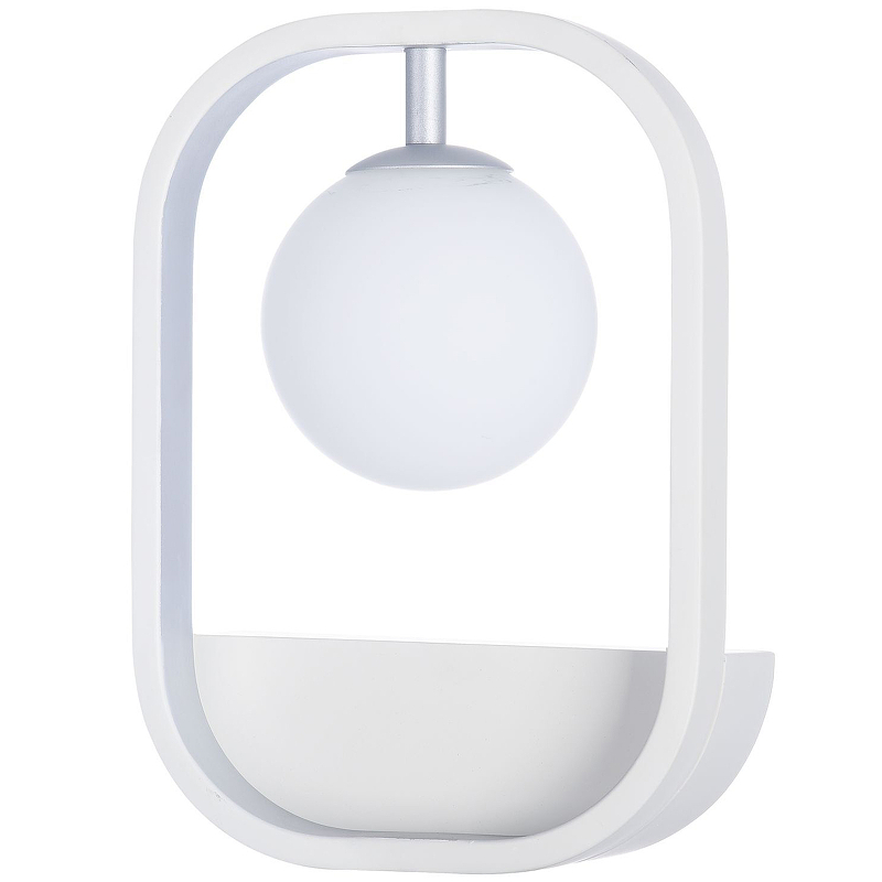 цена Настенный светильник Maytoni Modern Avola MOD431-WL-01-WS Белый Серебро