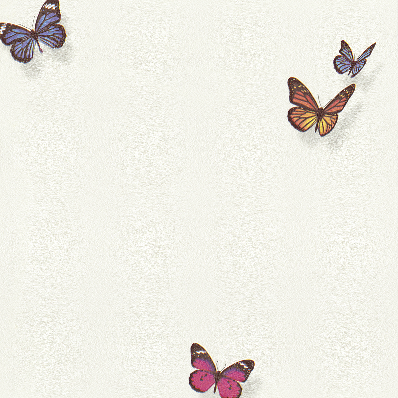 Обои Andrea Rossi Spectrum max 54363-1 Винил на флизелине (1,06*10) Розовый, Бабочки