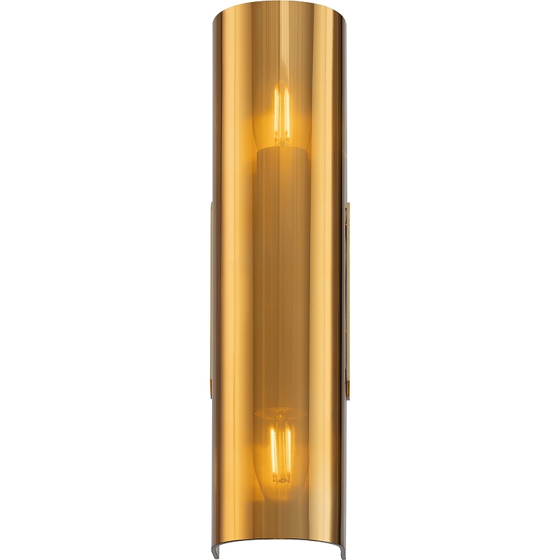 настенный светильник maytoni pendant irving t163 01 c дымчатый черный Настенный светильник Maytoni Pendant Gioia P011WL-02G Золото