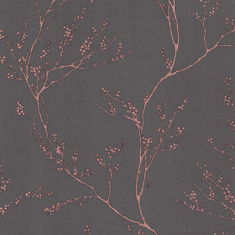 Обои Andrea Rossi Spectrum max 54360-7 Винил на флизелине (1,06*10) Розовый/Серый, Деревья