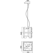 Подвесной светильник Maytoni Modern Cerezo MOD201PL-01N Прозрачный Хром-7