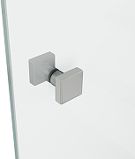 Шторка на ванну D&K Matrix 90 DG1109001 профиль Хром стекло прозрачное-4