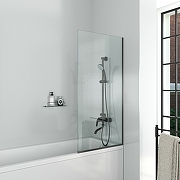 Шторка на ванну D&K Matrix 70 DG1007025 профиль Черный матовый стекло прозрачное-3