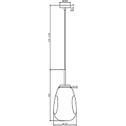 Подвесной светильник Maytoni Pendant Mabell P013PL-01C Медь-3