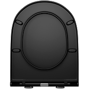 Унитаз D&K Matrix DT1396025 подвесной Черный с сиденьем Микролифт-8