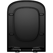 Унитаз D&K Berlin DT1436025 подвесной Черный с сиденьем Микролифт-8