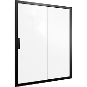 Душевая дверь STWORKI Стокгольм 150 3GW209TTKK000 профиль Черный матовый стекло прозрачное