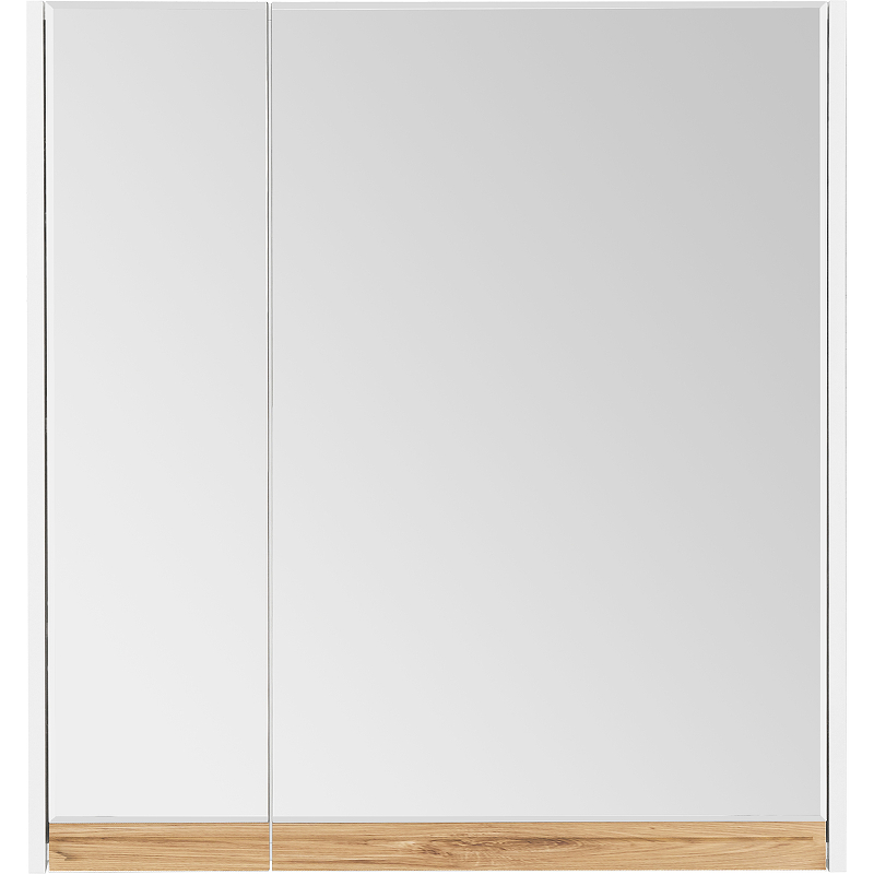 Зеркальный шкаф STWORKI Стокгольм 80 1A227402SG010 Белый Светлое дерево зеркальный шкаф stworki копенгаген 70 с08506 белый
