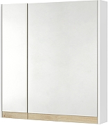 Зеркальный шкаф STWORKI Стокгольм 80 1A227402SG010 Белый Светлое дерево-1