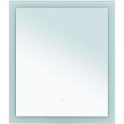 Зеркало STWORKI Эстерсунд 75 259342 с подсветкой Белое матовое с сенсорным выключателем