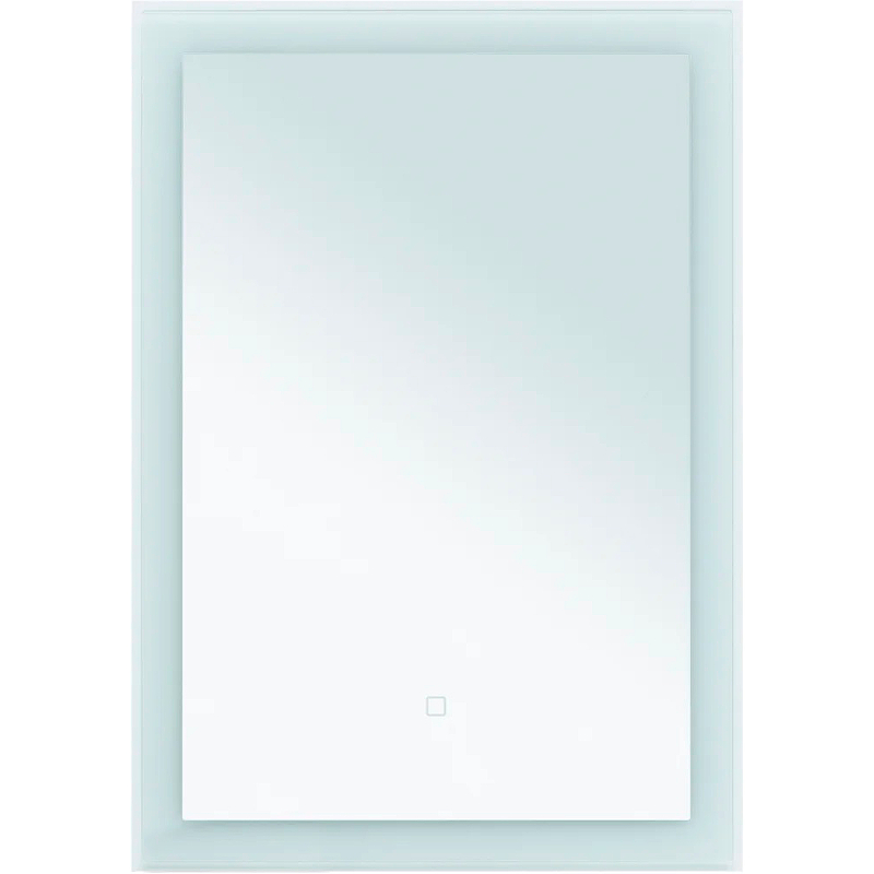 Зеркало STWORKI Эстерсунд 60 259337 с подсветкой Белое матовое с сенсорным выключателем