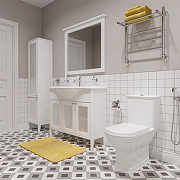 Комплект мебели для ванной STWORKI Хельсингборг 105 482008 Белый-3