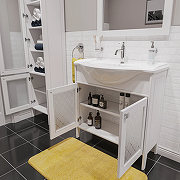 Комплект мебели для ванной STWORKI Хельсингборг 85 482214 Белый-4