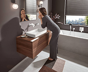 Смеситель для раковины Hansgrohe Vivenis 75050700 Белый матовый-1