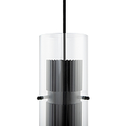 Подвесной светильник Maytoni Modern Dynamics MOD326PL-01B Прозрачный Черный матовый-1