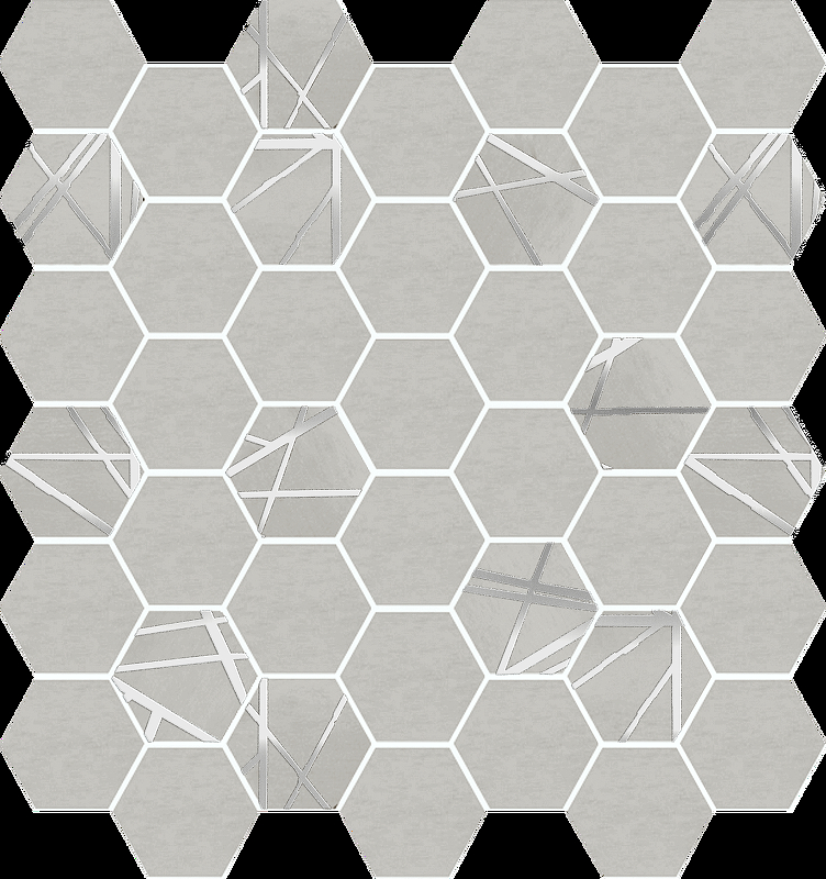 Керамическая мозаика Delacora Baffin Gray Dark Mosaic DW7BFN25 29,7х31,6 см керамическая плитка delacora baffin gray light wt15bfn15r настенная 24 6х74 см